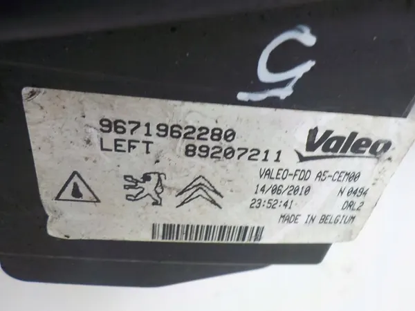 Faro delantero izquierdo Citroen DS3 OEM 9671962280 image 4