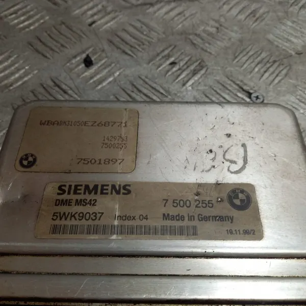 BMW Moottoritietokone OEM 5WK9037 7500255 image 2