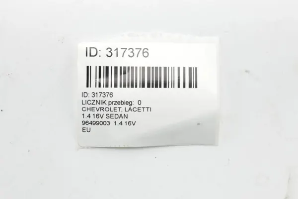 Velocímetro Chevrolet Lacetti OEM 96499003 2004 image 6