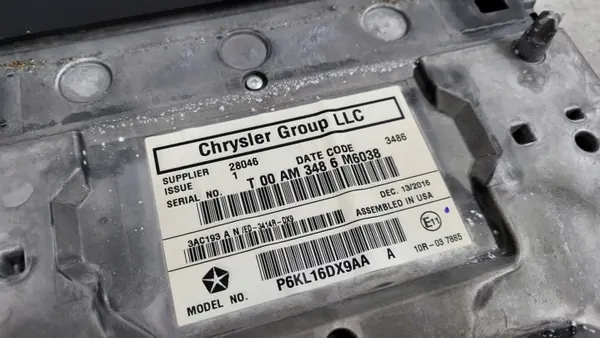 Dodge Durango Sitz-Display-Monitor OEM P6KL17DX9AA image 6