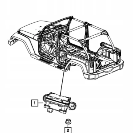 Module de roulis OEM 56038988AA pour Jeep Wrangler JK image 4