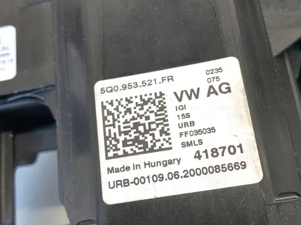 Combinado de interruptores Skoda Kamiq 5Q0953502AL OEM image 4