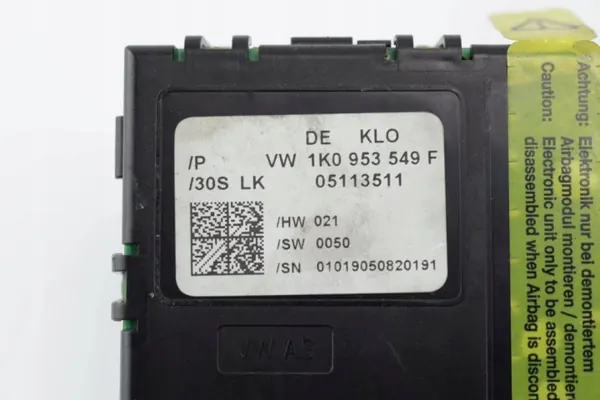 Lenkwinkelsensor OEM 1K0953549F für VW Golf 5 image 5
