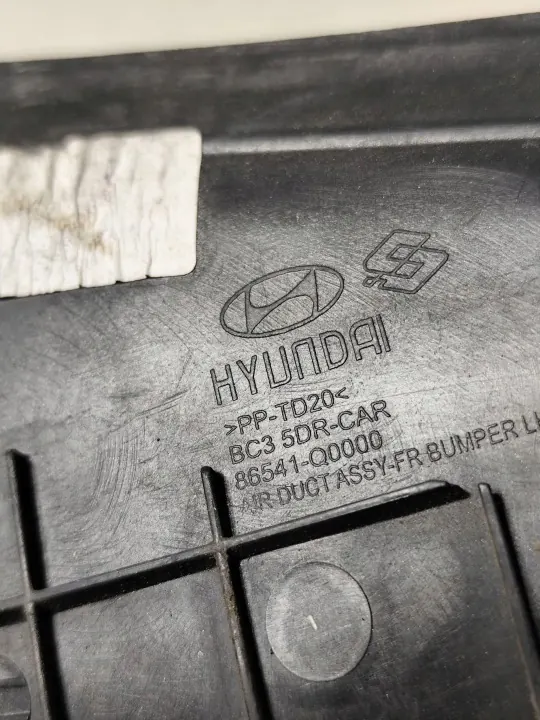 Entrée d'air pare-chocs avant gauche Hyundai i20 III OEM 86541QQ000 image 8