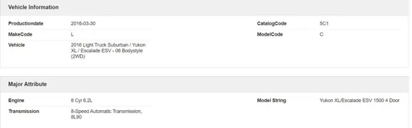 Runko OEM 23363054 GM Cadillac Escalade 2014 image 6