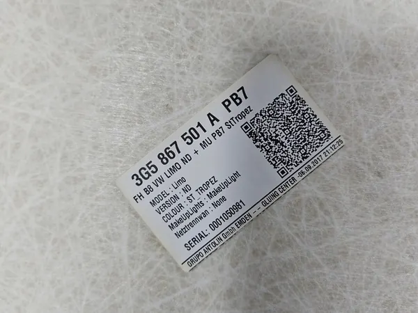 OEM 3G5867501A Plafonnier VW Passat B8 Berline image 7