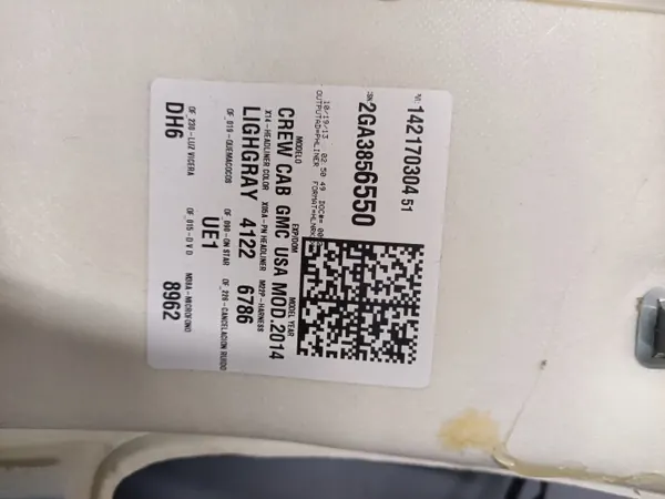 Himmel GMC Sierra OEM 2GA3856550 2014-2018 image 4