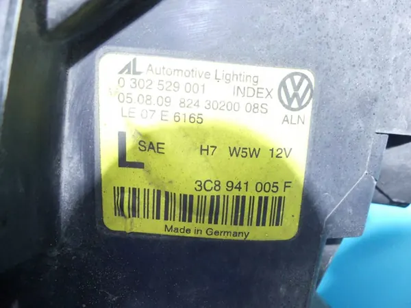 Vasen Ajovalot VW Passat CC 08-12 USA image 5