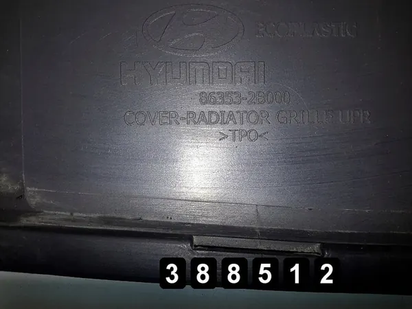 Garniture de pilier Hyundai Santa Fe 2007 863532b000 image 3