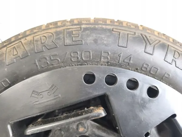 Teräksinen varaosa Fiat 500 Panda Punto Lancia 135/80 R14 image 5