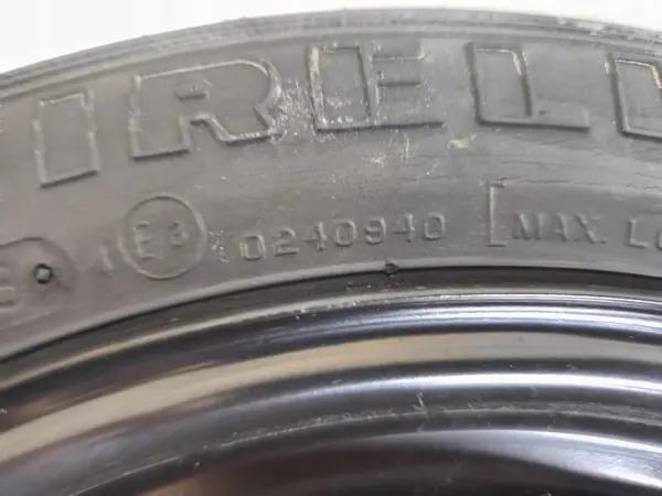 Teräksinen varaosa Fiat 500 Panda Punto Lancia 135/80 R14 image 8