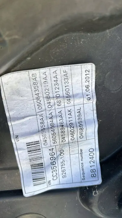 OEM 04589558AA Regulador de Janela Direito Dianteiro image 6