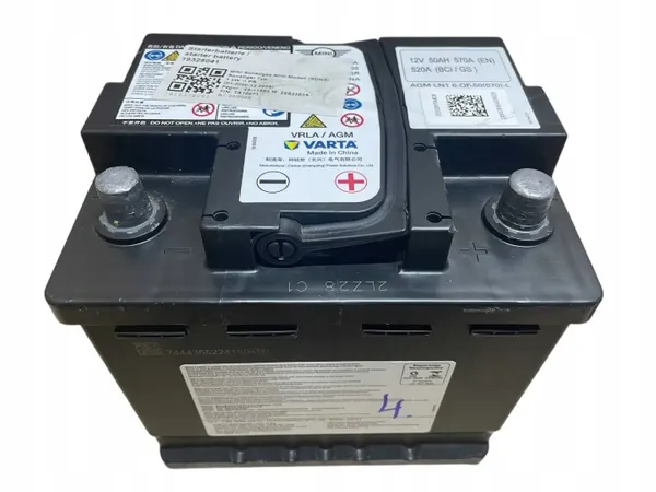 Bateria AGM Start-Stop OEM AKUMULATOR 12V 50AH 570A image 2