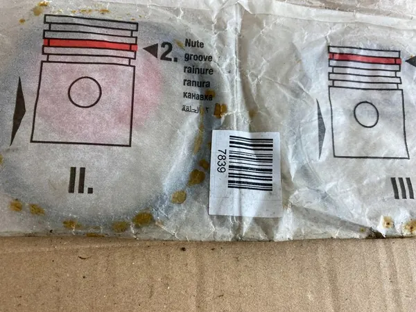 BMW E36 E46 E39 3.0 M54B30 Anéis de Pistão 84mm image 4