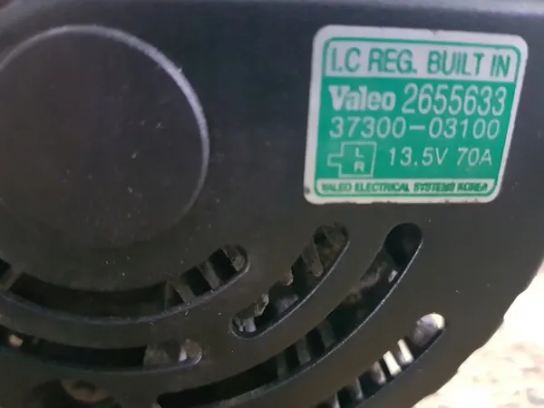 HYUNDAI I20 1.2 G4LA Vaihtovirtageneraattori KIA 37300-03100 image 3