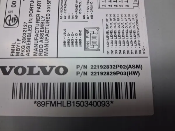Volvo OEM 22192832 22192829 CD-byttare för FH 4 image 4
