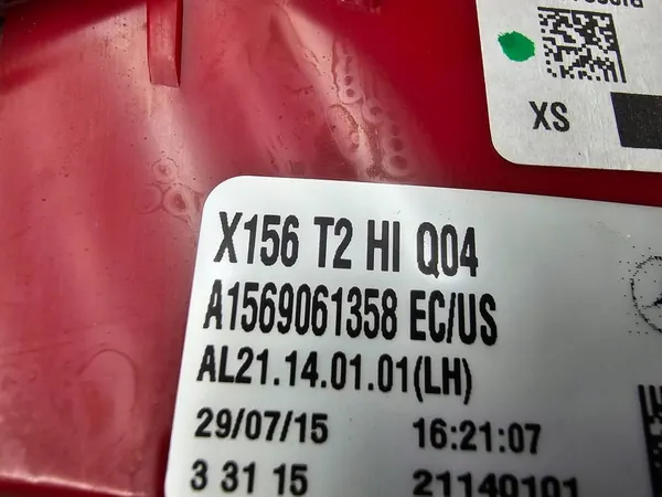 MERCEDES W156 GLA LÁMPARA IZQUIERDA A1569061358 image 6