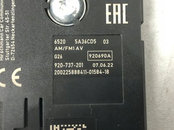 Amplificateur antenne OEM 65205A36CD5 pour BMW i4 G26 image 6