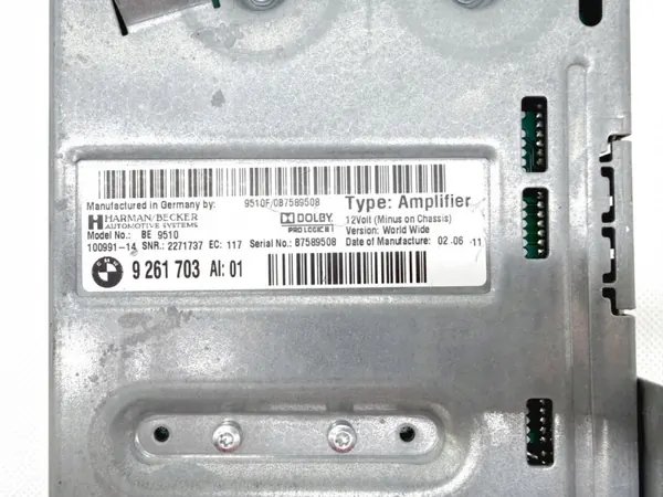 OEM 9261703 Äänenvahvistin BMW F10 F11 F07 image 3