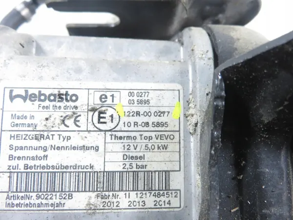 Webasto Lämmitys OEM 1K0815065AS VW Touran II:lle image 5