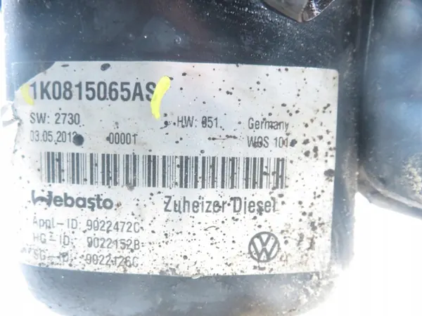 Webasto Lämmitys OEM 1K0815065AS VW Touran II:lle image 6