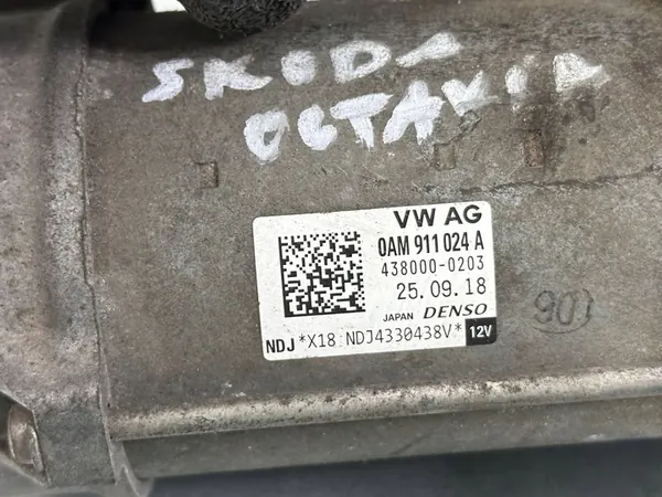 Motor de arranque Skoda Octavia Mk3 2019 OE 0AM911024A image 4