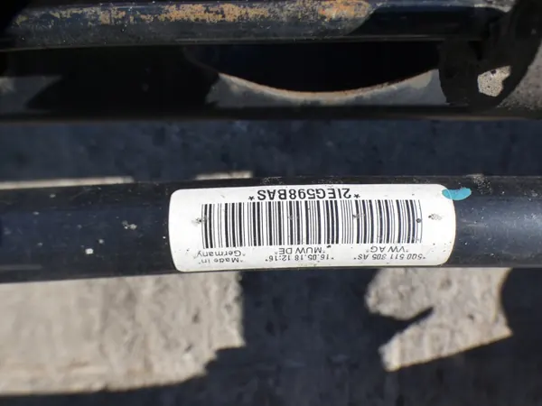 Suspension arrière crémaillère triangle VW Passat B8 2019 image 4