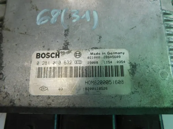 Renault Trafic II 1.9 DCI ECU OEM 0281010632 image 3