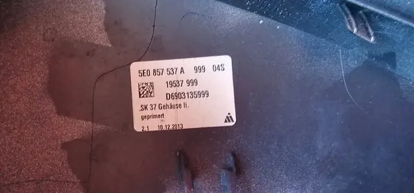 Skoda OE 5E0857537A Vasemman Puolen Peilikuori image 4