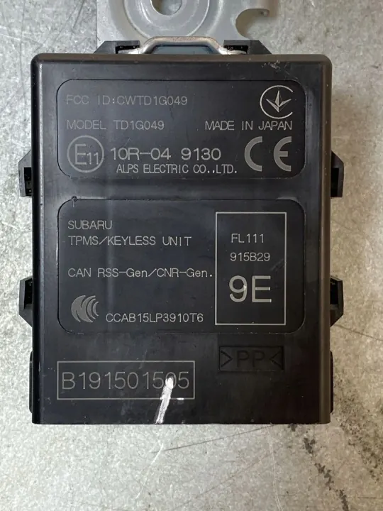 Módulo sin llave Subaru XV II OEM FBZ18088 image 2