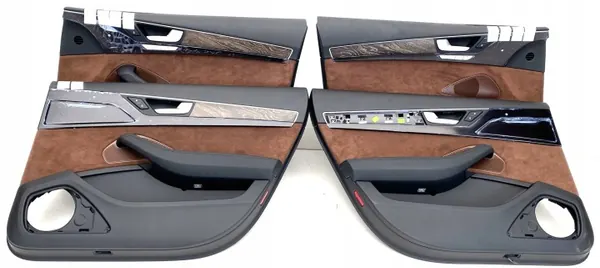 Audi A8 D4 Ovipeite Sett OEM - Ruskea Alcantara image 2