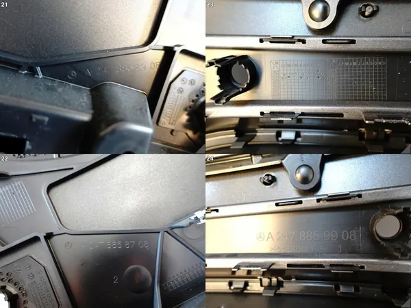 MERCEDES GLA H247 AMG VOORBUMPER + GRILL image 10