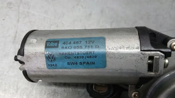 Heckwischermotor VW Lupo 6X 1.0B 02R 6X0955711D image 3