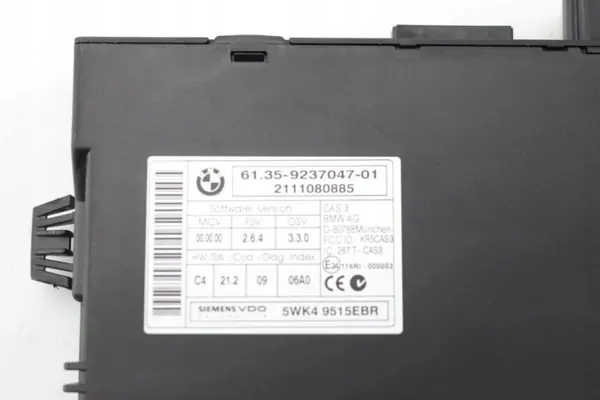 Módulo CAS OEM 9237047-01 para BMW E90 2.0D 184CV image 3