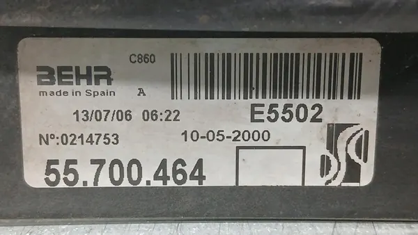 Kylarrubrik Fiat Grande Punto 55.702.179 image 7