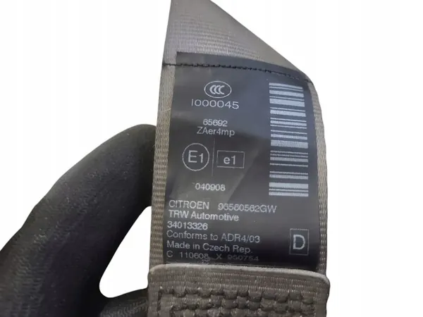 Seat Belt Citroen OE 33060320A image 4