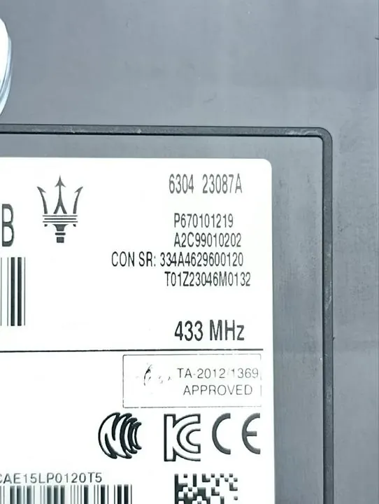 Unidad de control KESSY Maserati OEM 670101219 image 10