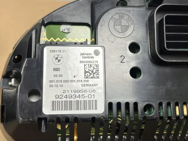Cuadro de BMW 5 F10 F11 N57 530d OEM 9249345 image 6