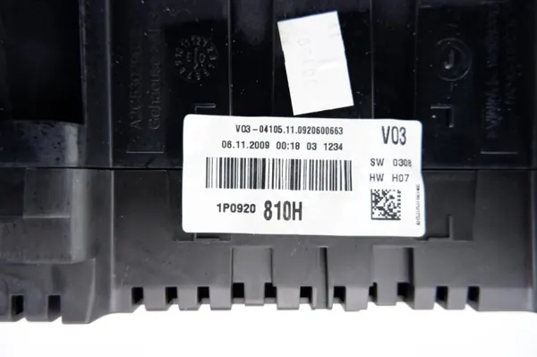 Compteur OEM 1P0920810H pour SEAT Leon II image 6