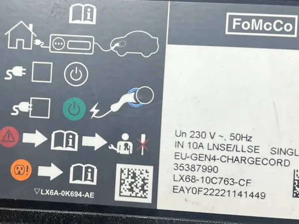 Ford Kuga MK3 EV-Ladekabel OEM LX6810C763CF image 3