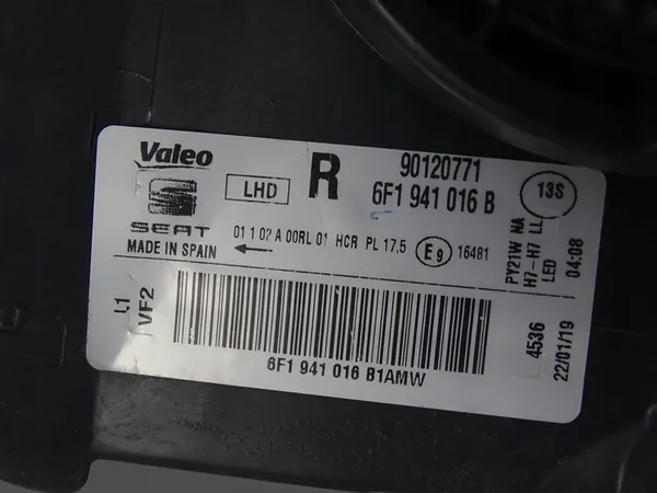 Farol dianteiro direito SEAT IBIZA V Arona LED 6F1941016B image 7