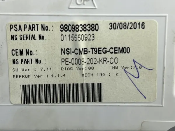 OEM 9809838380 Quadro Peugeot 308 II - Usado image 6