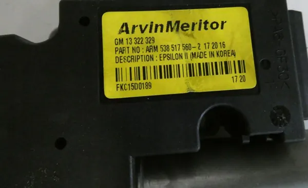 Panoraamakaton Moottori OEM 13322329 Opel Insignialle image 3
