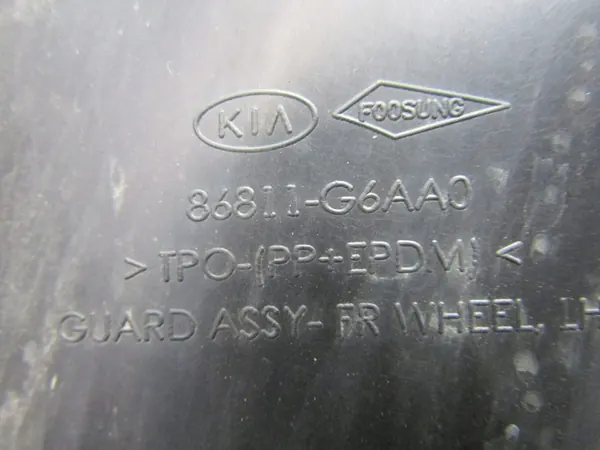 OEM 86813-G6AA0 Para-lamas Dianteiro Esquerdo Kia Picanto III image 6