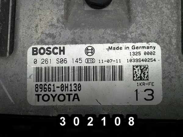 Toyota Aygo ECU OEM AM-302108 - Begagnad image 2