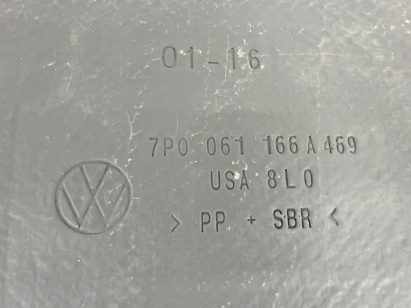 OEM 7P0061166 Gebrauchte Kofferraummatte hinten image 7
