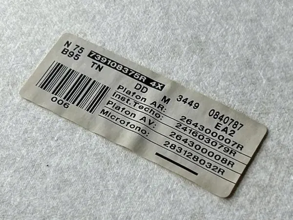 OEM 264300007R Plafonnier Arrière - Intérieur image 7