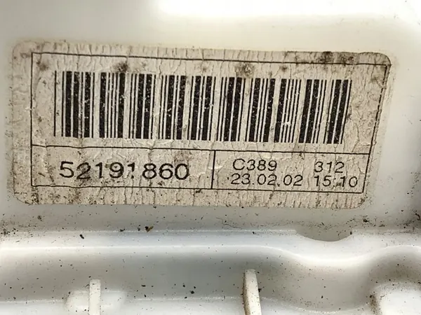 Vordere Rechte Türschloss Fiat 500 Hatchback 52191860 image 4