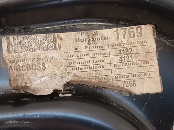 Braccio inferiore anteriore Citroen C3 Aircross 2022 7BAAE81028736 image 7