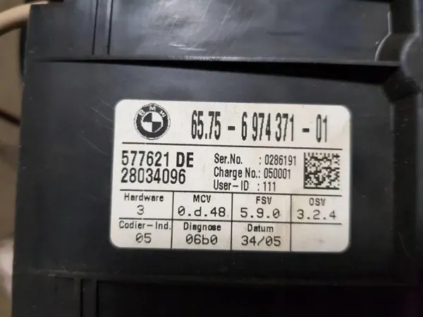 BMW Ultraschallsensor OEM 6939396 für 5er E60/E61 image 3